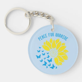 Peace for Ukraine Acrylic Keychain