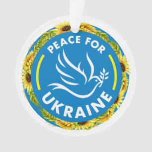 PEACE FOR UKRAINE  ORNAMENT