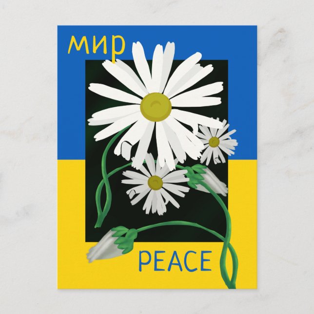 Peace for Ukraine Postcard (Front)
