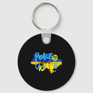 Peace For Ukraine Protect Ukraine Ukraine Support Keychain