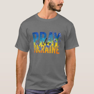 Peace For Ukraine Solidarity Peace Heart Ukrainian T-Shirt