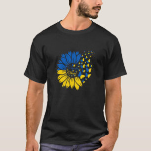 Peace For Ukraine Sunflower, Butterfly T-Shirt