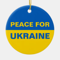 Peace for Ukraine Ukrainian Flag