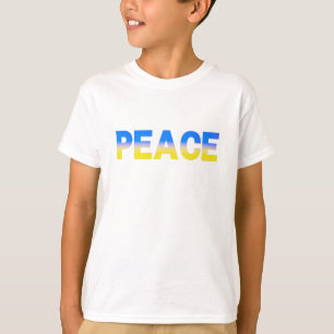 Peace for Ukraine Ukrainian No War Stop War T-Shirt