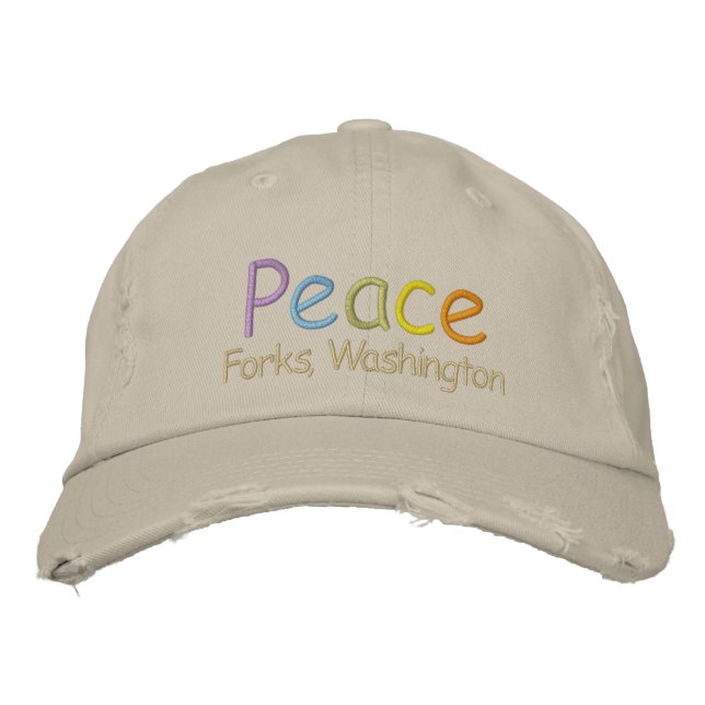 Peace Forks, Washington Hat (Front)