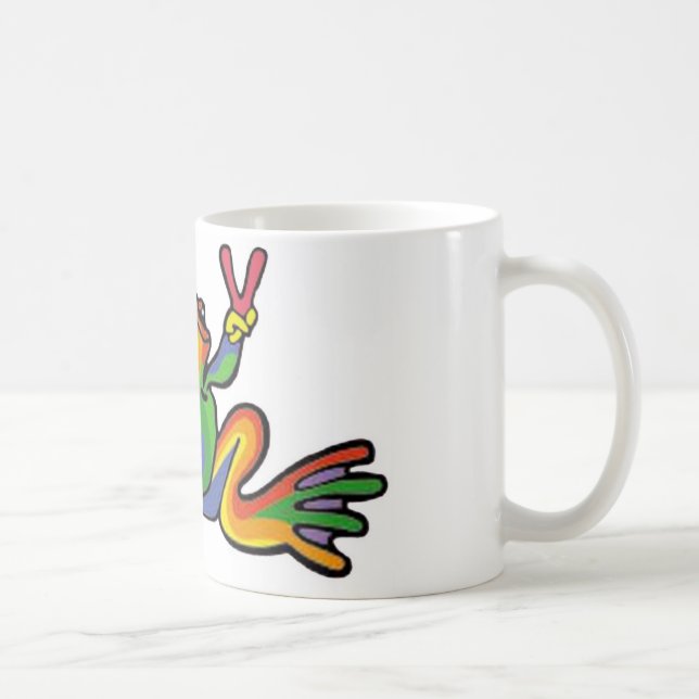 Peace Frog Coffee Mug (Right)