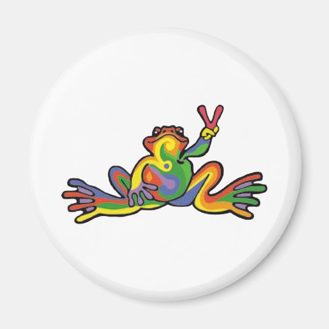 Peace Frog Magnet (Front)