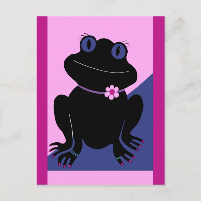 Peace Frog Post  Card (Front)