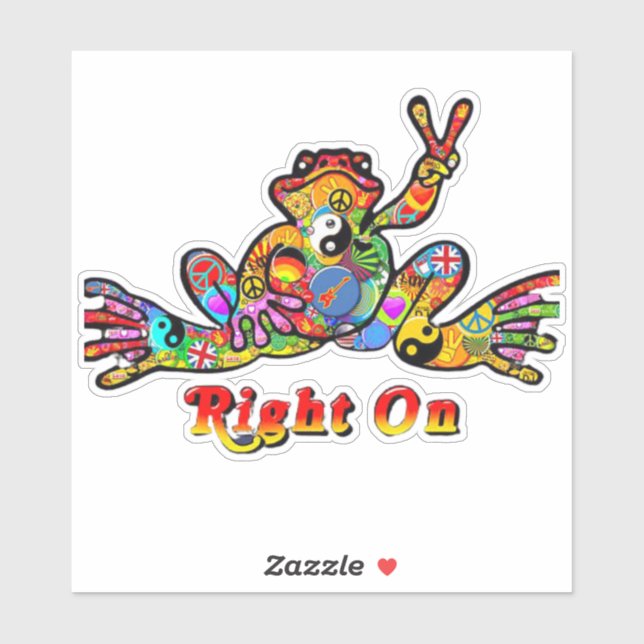 Peace frog right on (Sheet)