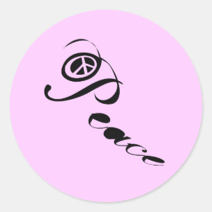 Peace Gear Classic Round Sticker
