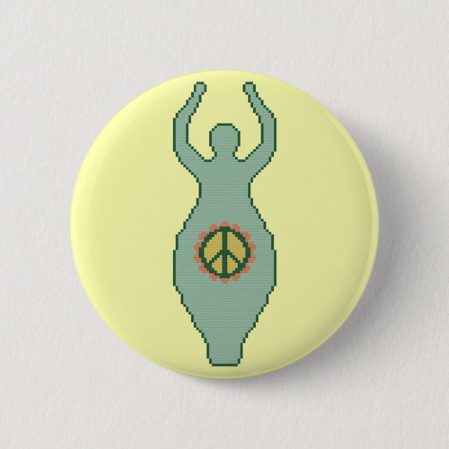 Peace Goddess Button (Front)