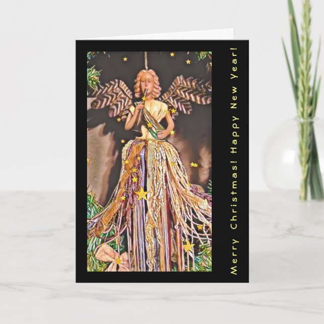 Peace & Goodwill Angel Holiday Card (Front)