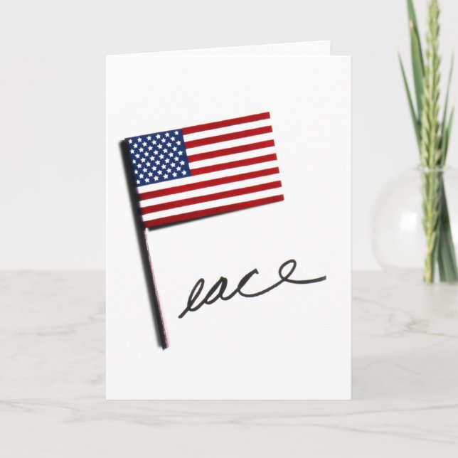 "Peace" Greeting Card (Front)