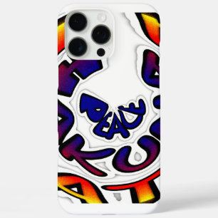 Peace Hakuna Matata"   Circular Colourful Graffiti iPhone 16 Pro Max Case