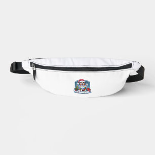 Peace Hand Australian Shepherd Christmas Lights Wo Fanny Pack