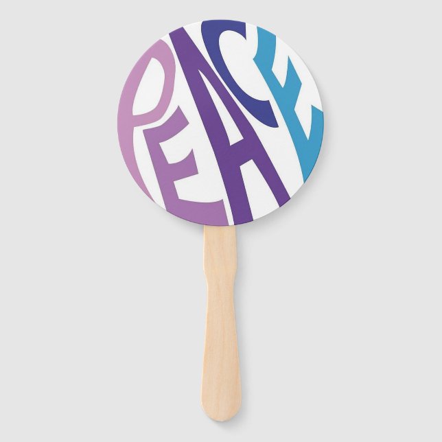 PEACE HAND FAN (Front)