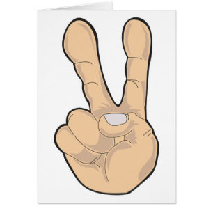 peace hand gesture