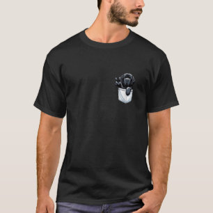 Peace Hand Newfoundland in Pocket Mens Womens Newf T-Shirt