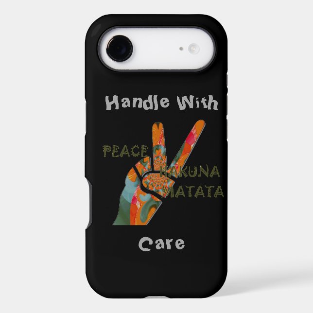 Peace hand two fingers sign (Back)