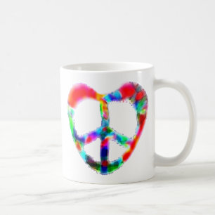 Peace Heart Coffee Mug