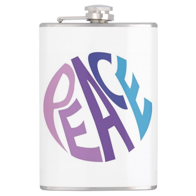 PEACE HIP FLASK (Front)