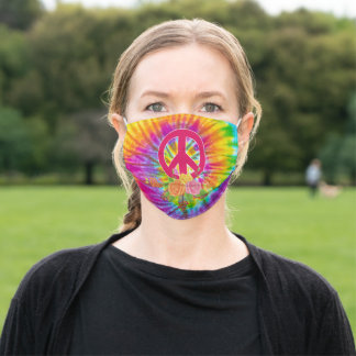 Peace Hippie Chic Face Mask