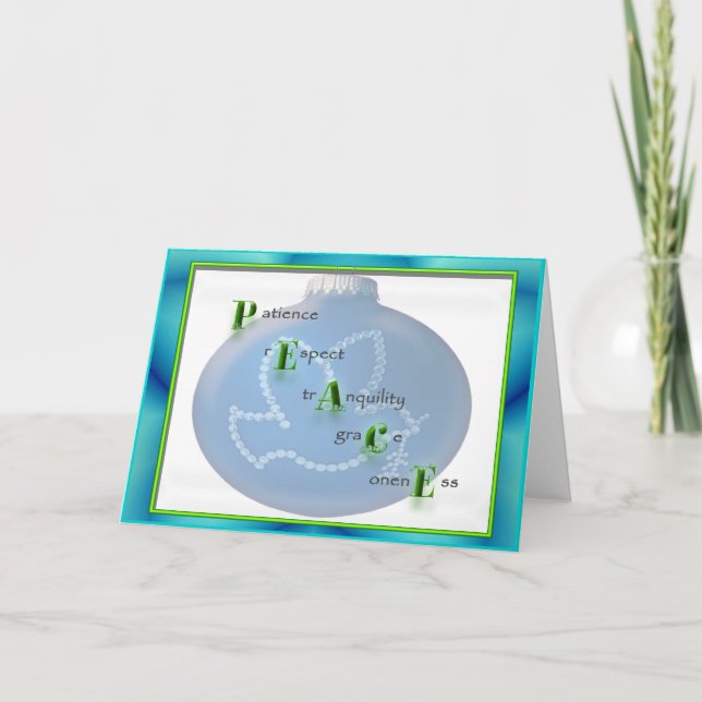 Peace Holiday Card (Front)