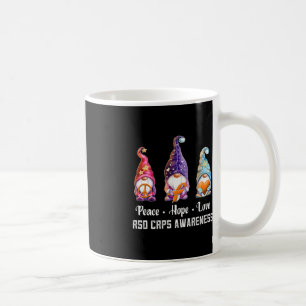 Peace Hope Love Gnomes RSD CRPS Awareness Coffee Mug