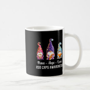 Peace Hope Love Gnomes Rsd Crps Awareness  Coffee Mug