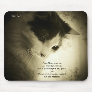 Peace I Give John 14:27 Mouse Pad