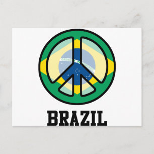 Peace In Brazil Postcard