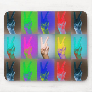 PEACE in colour mousepad
