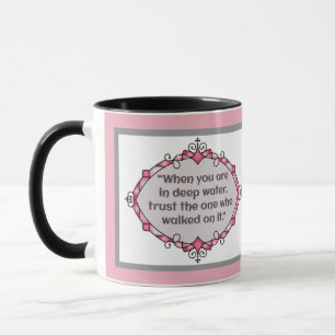 Peace in deep waters mug