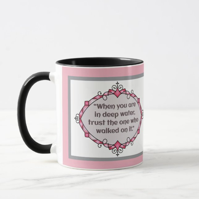 Peace in deep waters mug (Left)