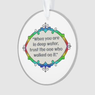 Peace in deep waters ornament