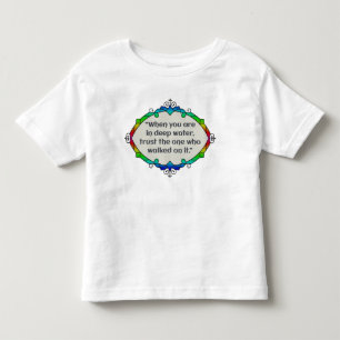 Peace in deep waters toddler t-shirt