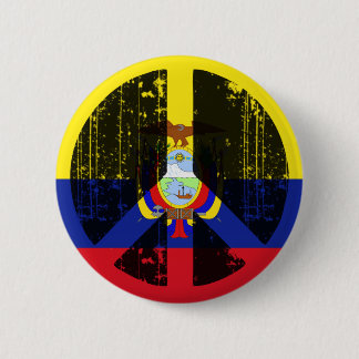 Peace In Ecuador 2 Inch Round Button