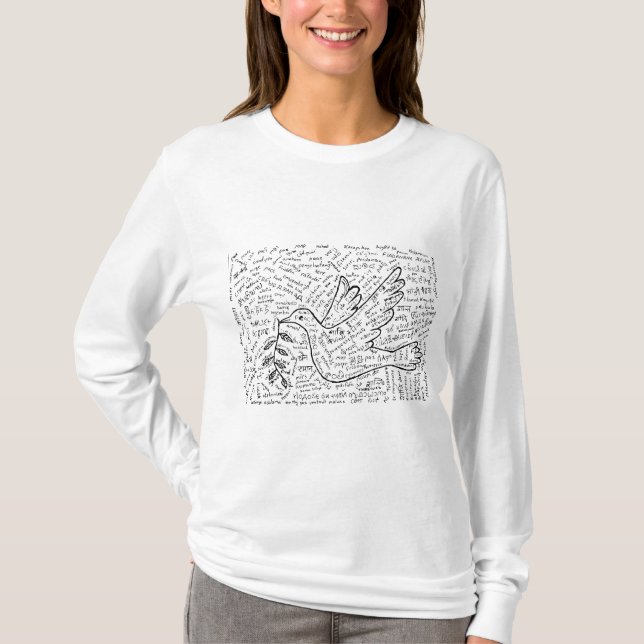 peace in every language T-Shirt (Front)