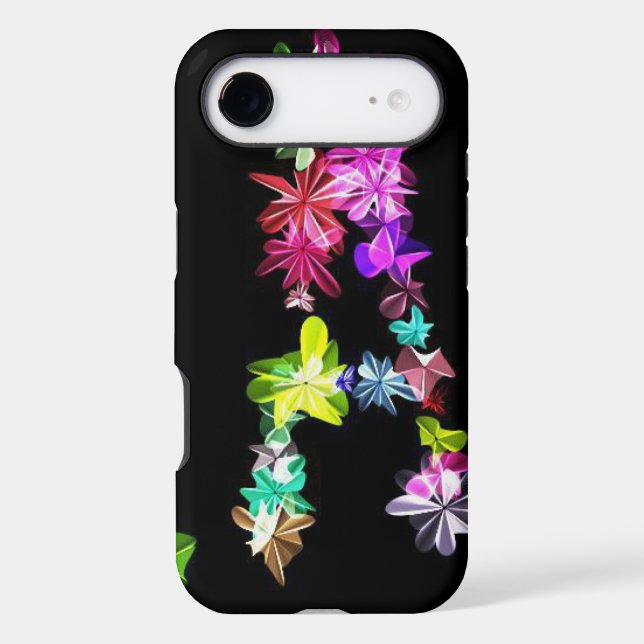 PEACE in Flowers Art Print (Back)