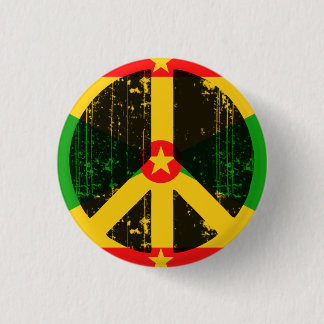 Peace In Greneda 1 Inch Round Button