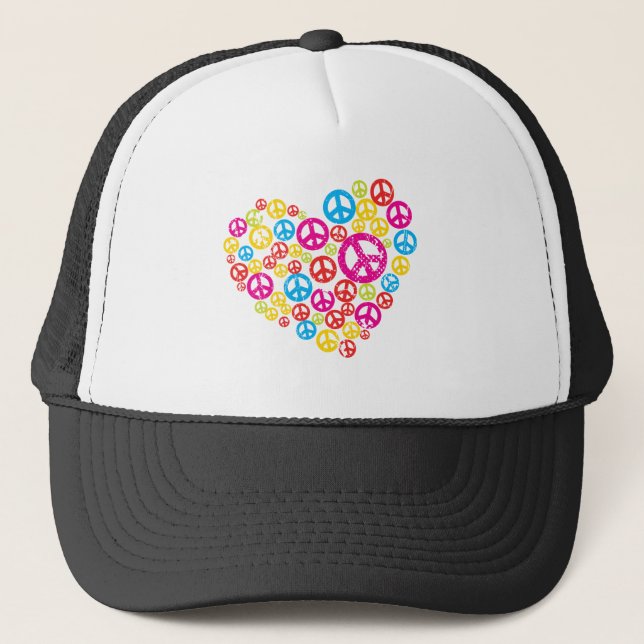 Peace in Heart Trucker Hat (Front)