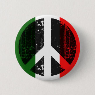 Peace In Italy 2 Inch Round Button