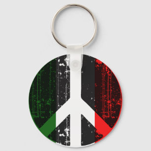 Peace In Italy Keychain