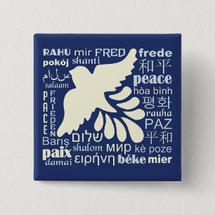 PEACE in many languages button