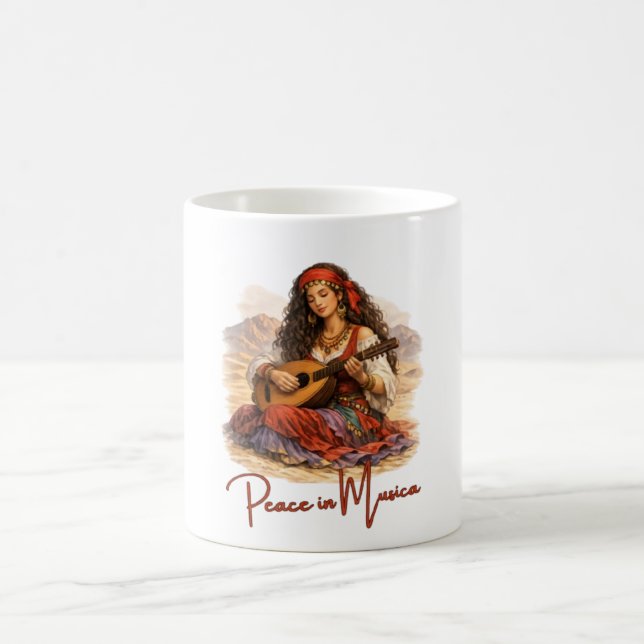 Peace in Musica Mug (Center)