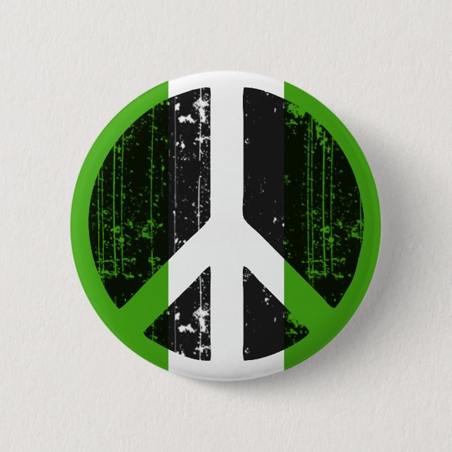 Peace In Nigeria 2 Inch Round Button (Front)
