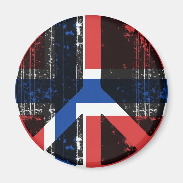 Peace In Norway Magnet (Front)