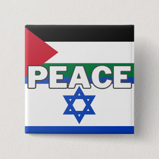 Peace in Palestine Israel 2 Inch Square Button