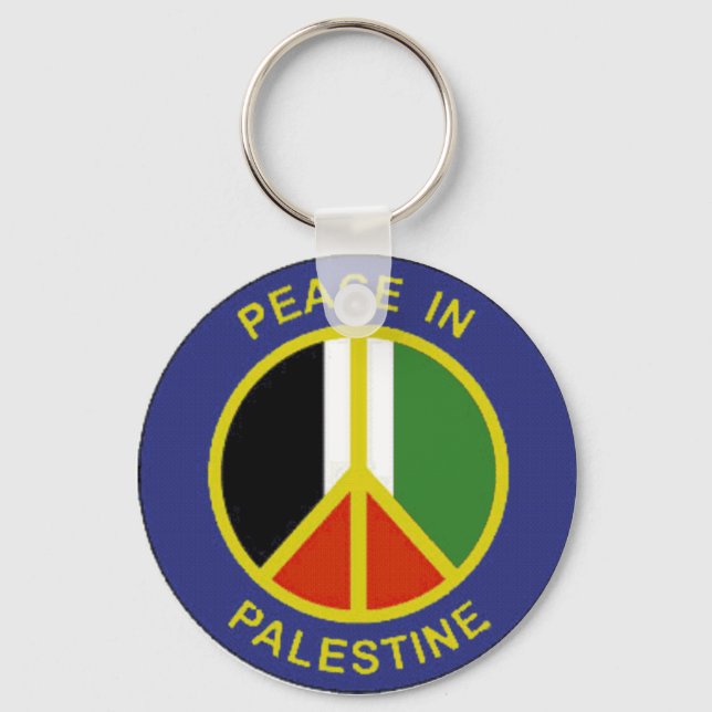 Peace in Palestine Keychain (Front)