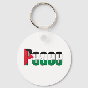 Peace in Palestine Keychain